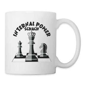 Schach: The Internal Power - Tasse - Weiß - Rechts