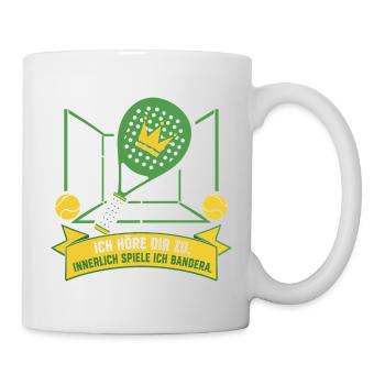 Innerlich immer Bandera — Padel 2026 - Tasse - Weiß - Rechts