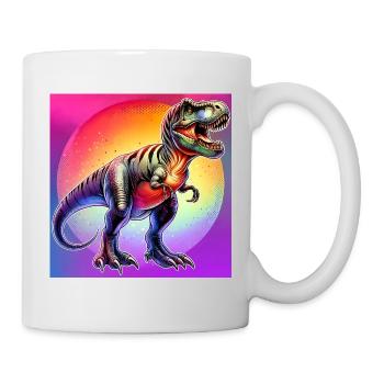 Dinosaurier - Tasse - Weiß - Rechts