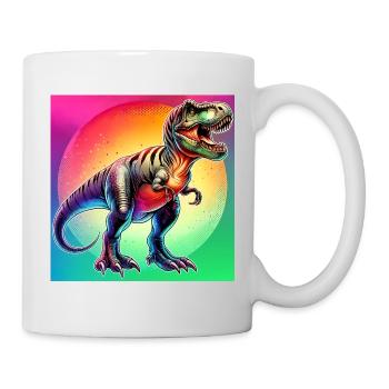 Dinosaurier - Tasse - Weiß - Rechts