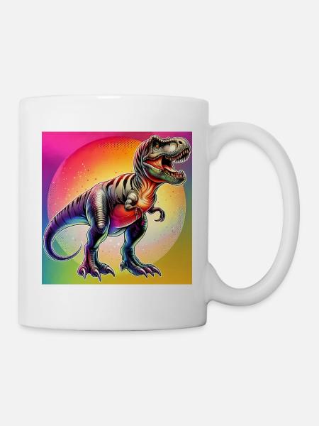 Dinosaurier - Tasse - Weiß