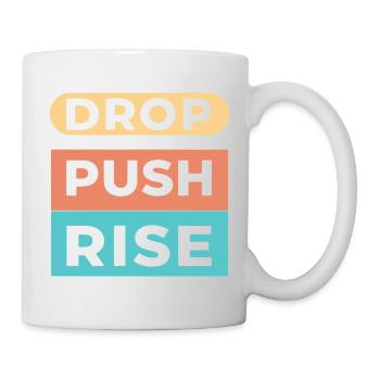 Drop Push Rise Pastel - Mug - white - Right