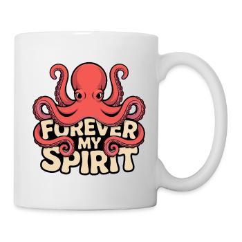 Forever My Spirit Octopus - Tasse - Weiß - Rechts