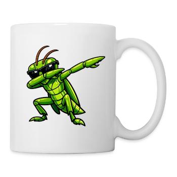 Dabbing Grasshopper - Mug - white - Right