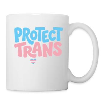 Protect Trans Kids Tee - Mug - white - Right