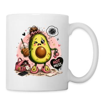 Kawaii Avocado Hot Mess - Mug - white - Right