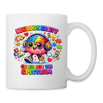 Neurodiversity Autism Stars Child - Mug - white - Right