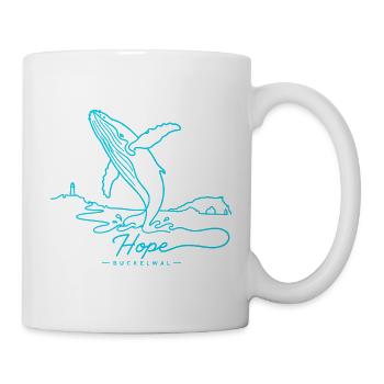Hoffnungswalensprung - Tasse - Weiß - Rechts