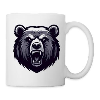 Roaring Bear – Wild Grizzly - Mug - white - Right