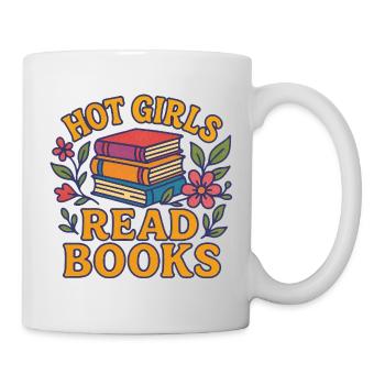Les filles sexy lisent des livres - Mug blanc - blanc - Droite