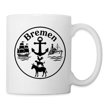 Bremen - Tasse - Weiß - Rechts