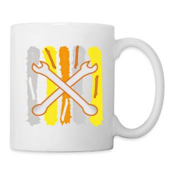 Clés à outils - Mug blanc - blanc - Droite