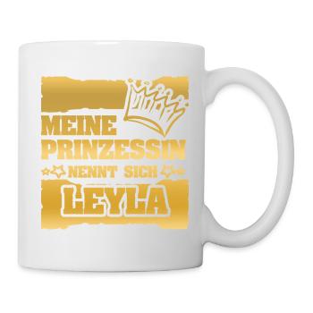 Spruch Leyla - Tasse - Weiß - Rechts