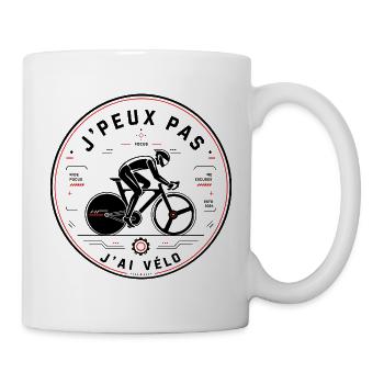 J’Peux Pas J’Ai Vélo Performance Edition - Mug blanc - blanc - Droite