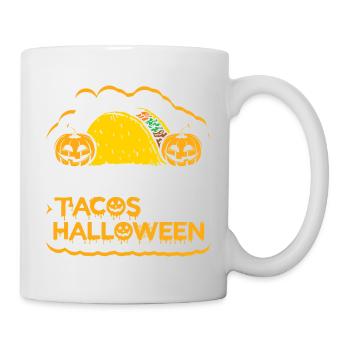 Je crois aux tacos et à Halloween - Mug blanc - blanc - Droite