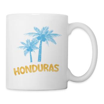 Honduras als Palmen - Tasse - Weiß - Rechts