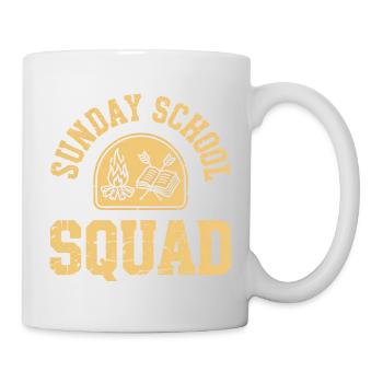 Sonntagsschul-Staffel - Tasse - Weiß - Rechts