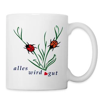 Alles wird gut  - Tasse - Weiß - Rechts