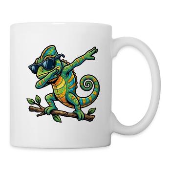Escarpage du Caméléon - Mug blanc - blanc - Droite