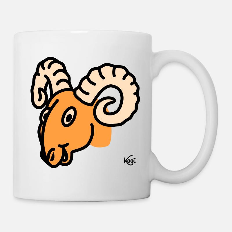 Ariès grand - Mug blanc - blanc
