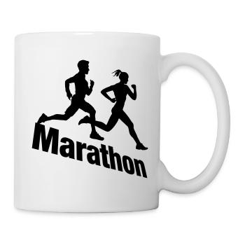 Running Duo – Team Marathon - Mug - white - Right
