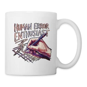 Human Error Enthausiast - Mug - white - Right