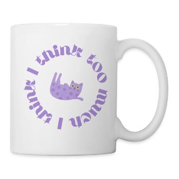 Je pense trop #2 - Mug blanc - blanc - Droite