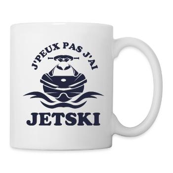 Jetski Ich kann nicht Ich habe Jetski - Tasse - Weiß - Rechts