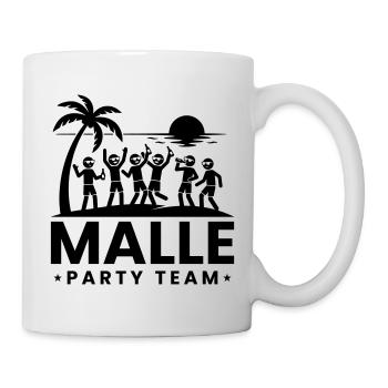 Malle Party Team Holiday - Mug - white - Right