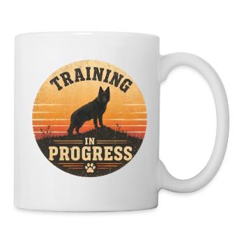 Training in Progress - Tasse - Weiß - Rechts