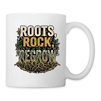 Agriculteur de Roots Rock Regrow - Mug blanc - blanc - Droite