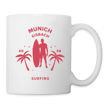 Munich Surfing - Tasse - Weiß - Rechts
