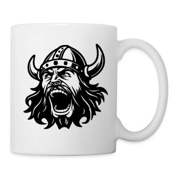 Wikinger Black Head - Tasse - Weiß - Rechts