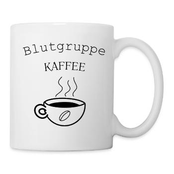 Blutgruppe Kaffee 2 - Tasse - Weiß - Rechts