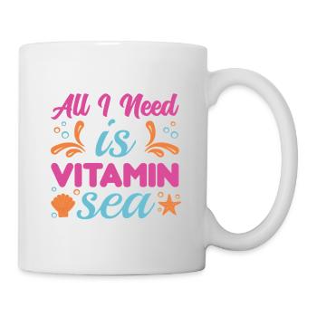 All I Need Is Vitamin Sea - Mug - white - Right