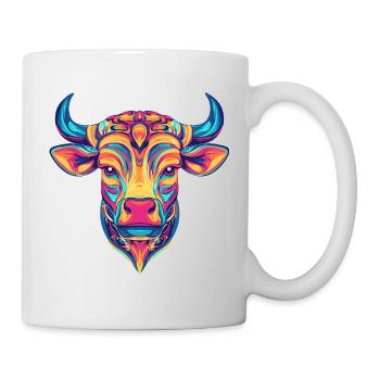 Bulle Bunt - Tasse - Weiß - Rechts