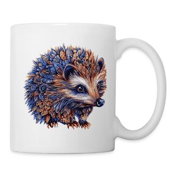 Igel Bunt - Tasse - Weiß - Rechts