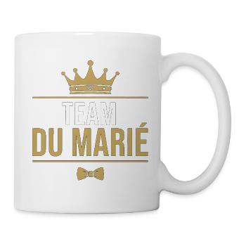 Team du marié - Mug blanc - blanc - Droite