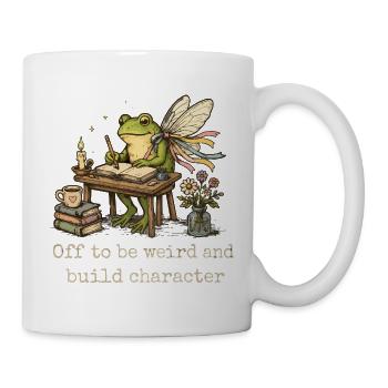 Cottagecore Fairy Frog | Motivational Quote - Mug - white - Right