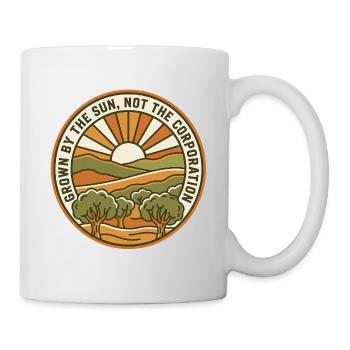 Agriculteur d’alimentation naturelle - Mug blanc - blanc - Droite