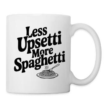 Less Upsetti More Spaghetti - Mug - white - Right