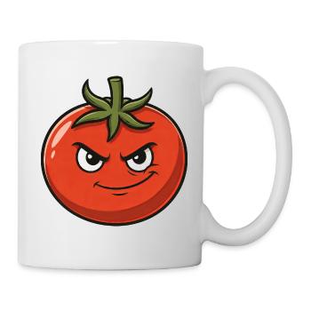 Bande dessinée humoristique Tomate Légume Fruit - Mug blanc - blanc - Droite
