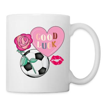 ich liebe Fußball - Tasse - Weiß - Rechts