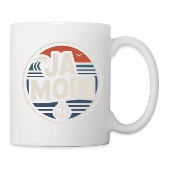 Ja Moin Norddeutschland Hamburg Gamer Meme Moin - Mug - white - Right