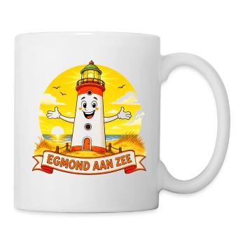 Egmond aan Zee - Tasse - Weiß - Rechts