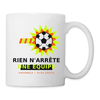 Équipe Inarrêtable Explosion Football - Mug blanc - blanc - Droite