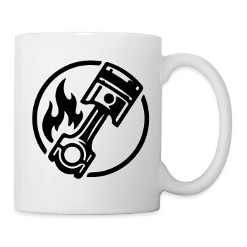 Symbole d’accord - Mug blanc - blanc - Droite