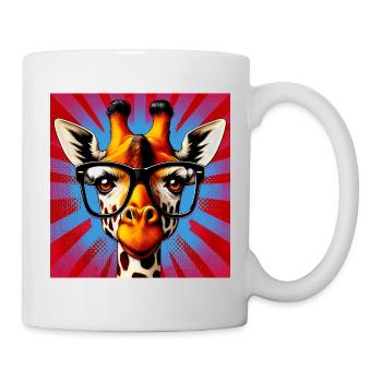 Giraffe - Tasse - Weiß - Rechts