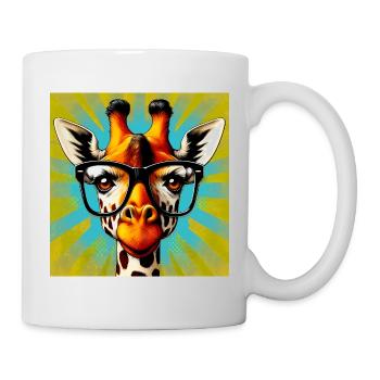 girafe - Mug blanc - blanc - Droite