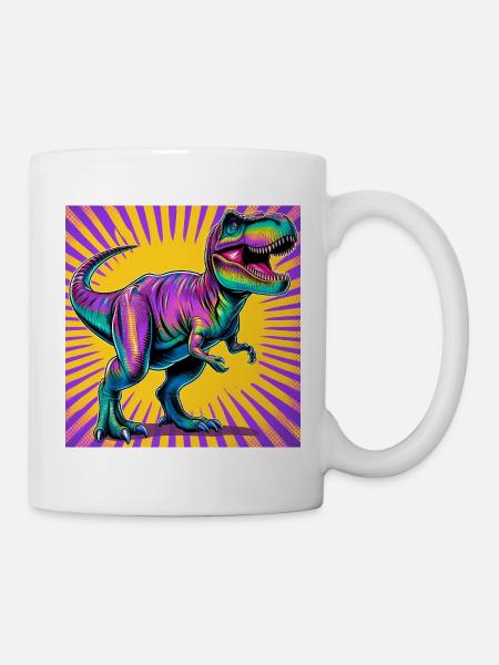 Dinosaurier - Tasse - Weiß